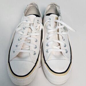 Size 7.5 Chuck Taylor Women's Converse Floral - Black and Yellow